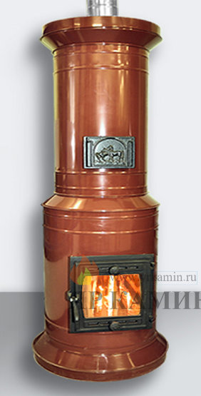 Круглая печь в металлическом кожухе ПКО-15