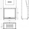 Топка каминная ME 90/70
