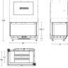 Топка каминная ME 90/44 D/S