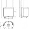 Топка каминная ME 84/70T