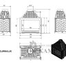 Топка каминная Kratki Oliwia LUX