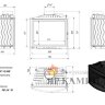 Топка каминная Kratki Felix R (панорамное стекло)
